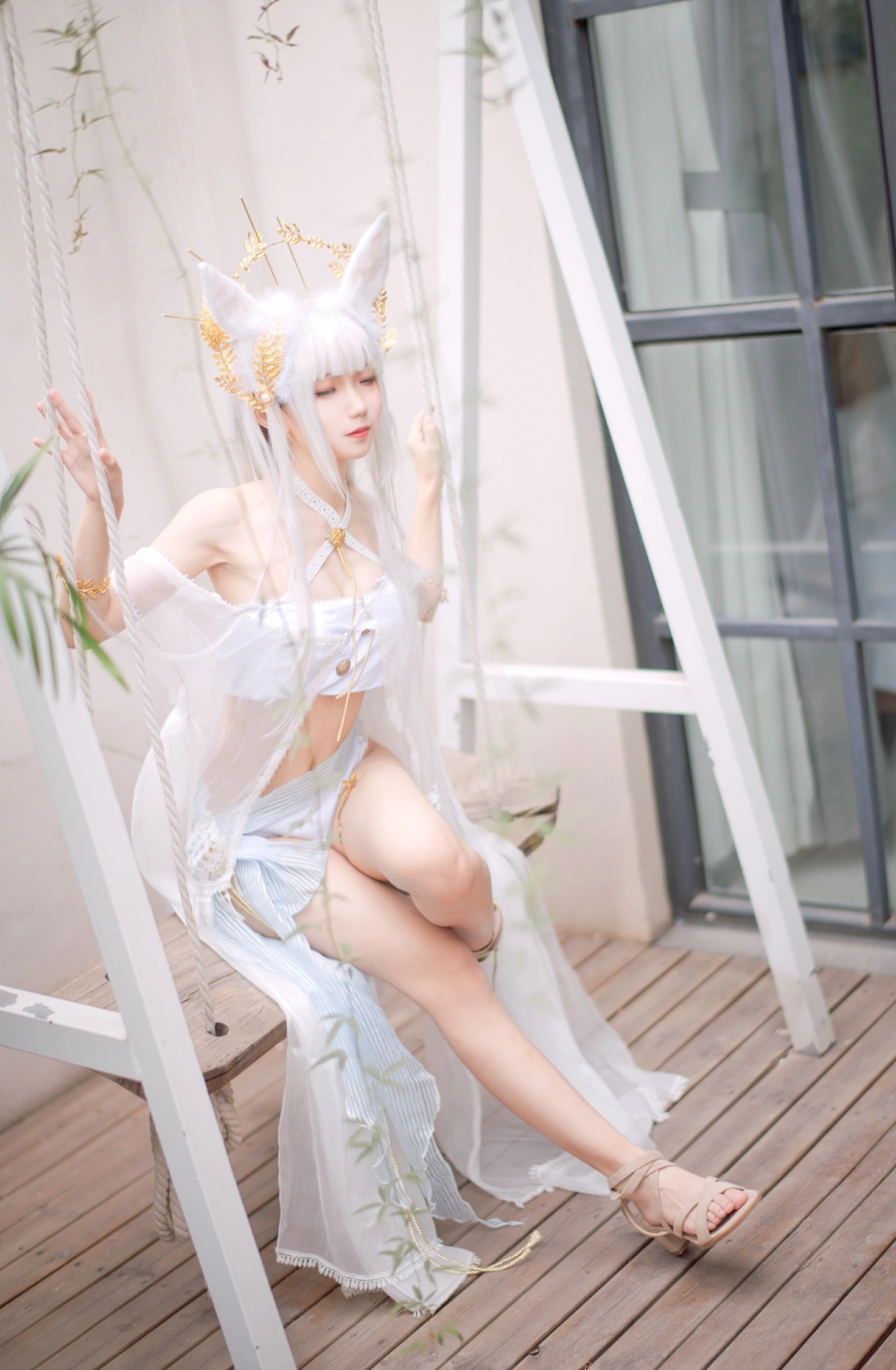 花柒Hana - NO.06 白金cos泳装 3