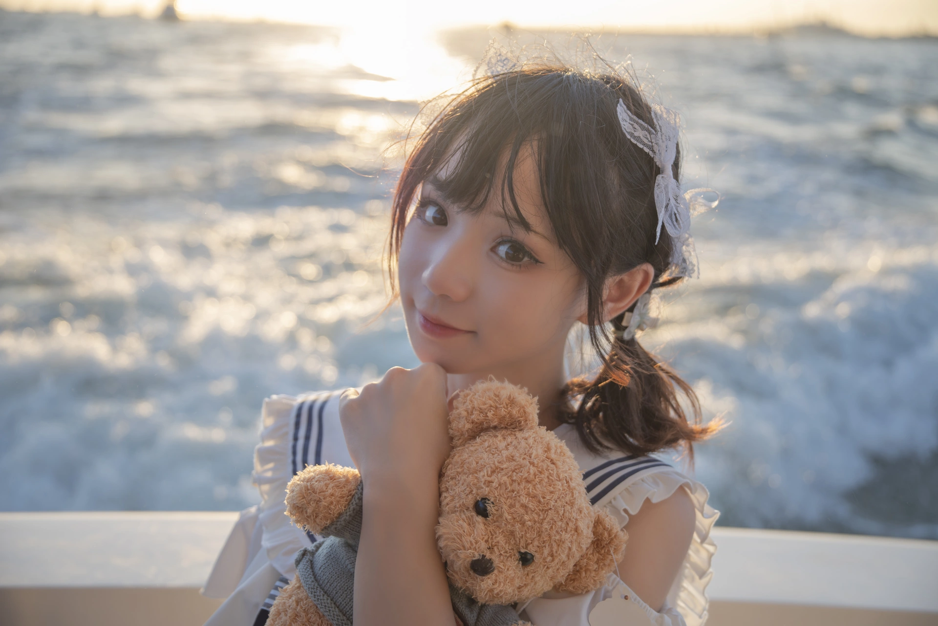 花柒Hana - NO.13 三亚熊之海军风泳装 2